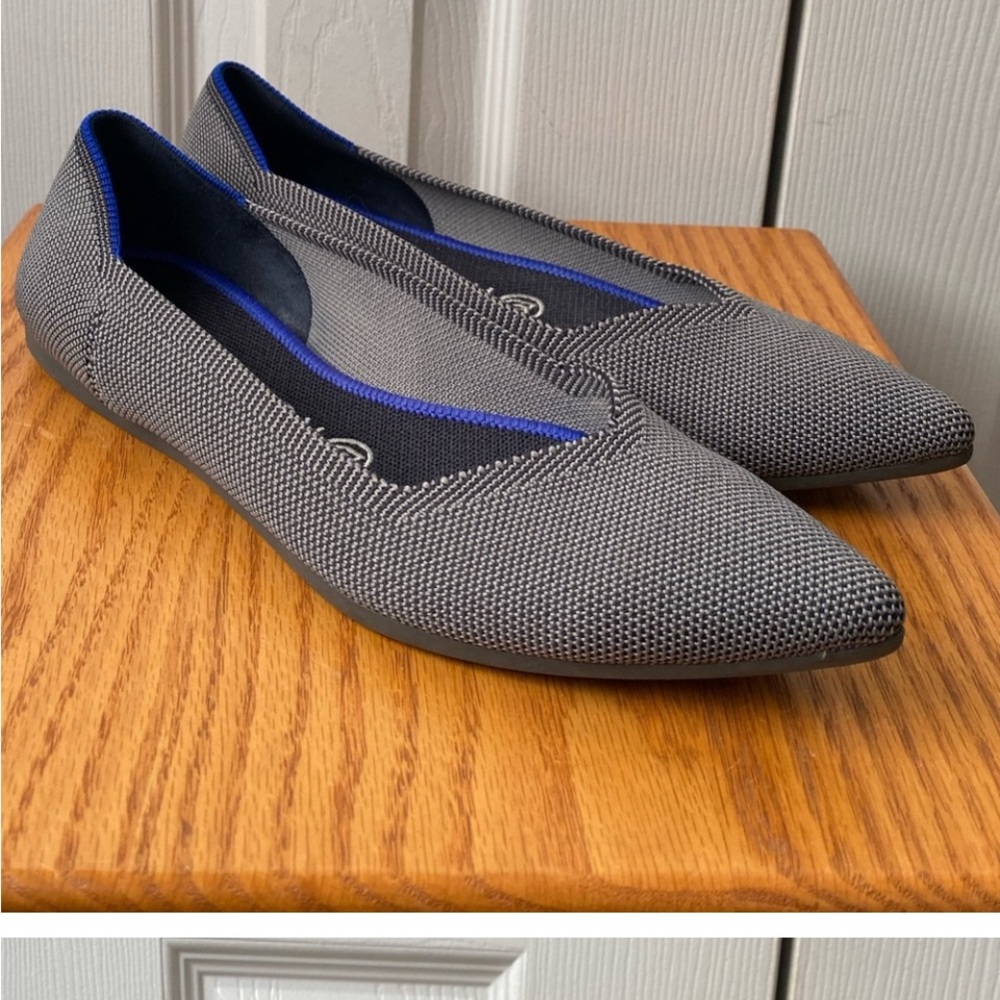 Rothy's Gray Flats Modern Minimalist Design